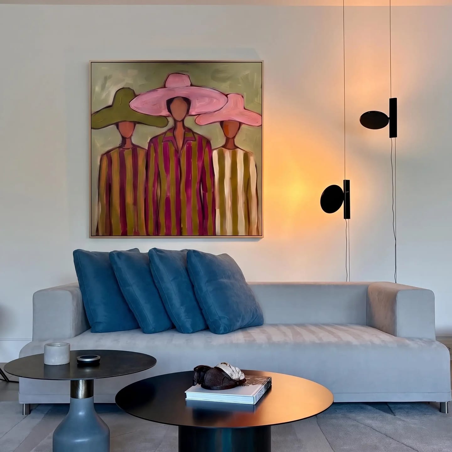 Customer photo review of Portrait Art Women Beneath Broad Brims #PR417