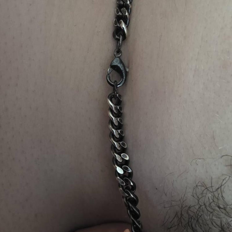 Customer photo review of For Him | Custom Name Bead Necklace