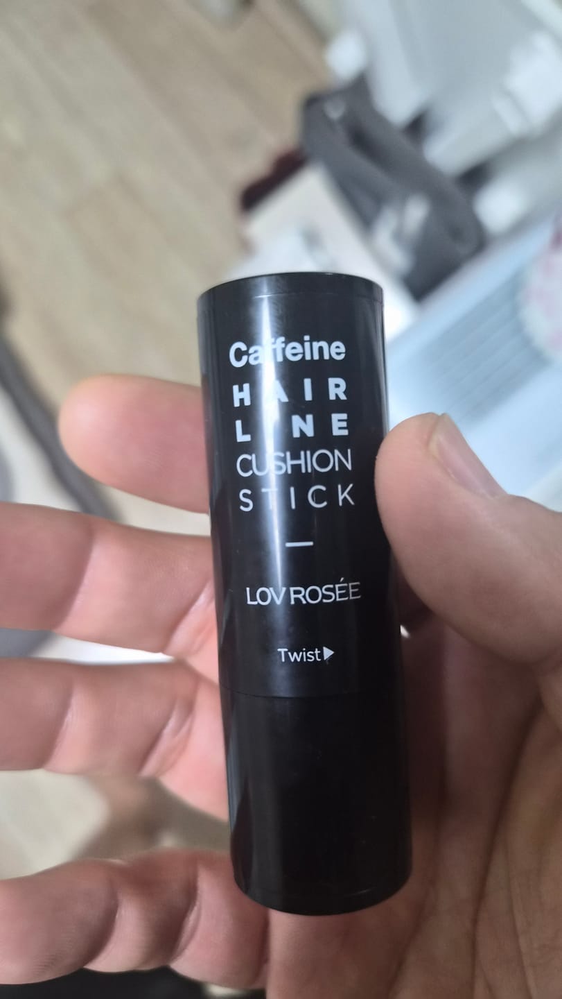 Customer photo review of LOV ROSÉE Caffeine Hairline Cushion Stick 3g
