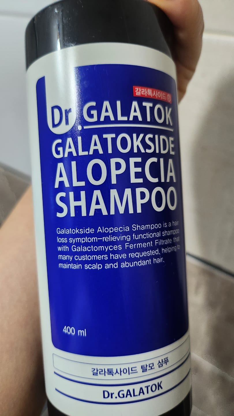 Customer photo review of Sidmool Galatokside Fragrance-Free Alopecia Shampoo 400ml