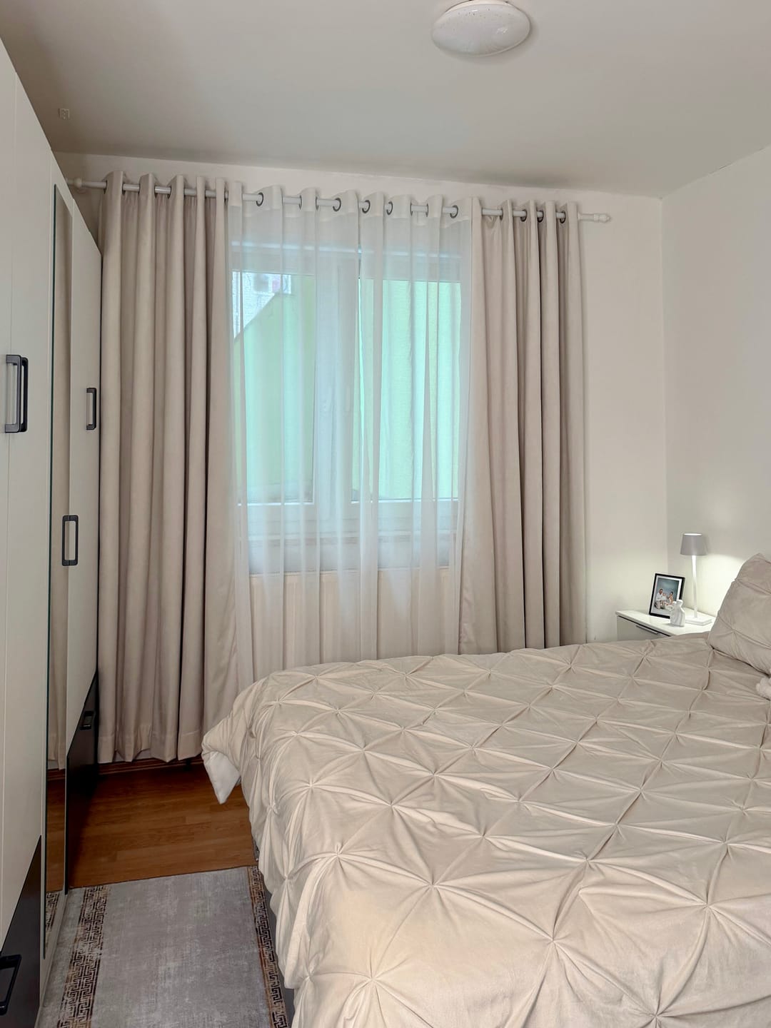 Customer photo review of Classic 4 Layers Velvet Heavyweight Soundproof Thermal 100% Blackout Custom Curtain