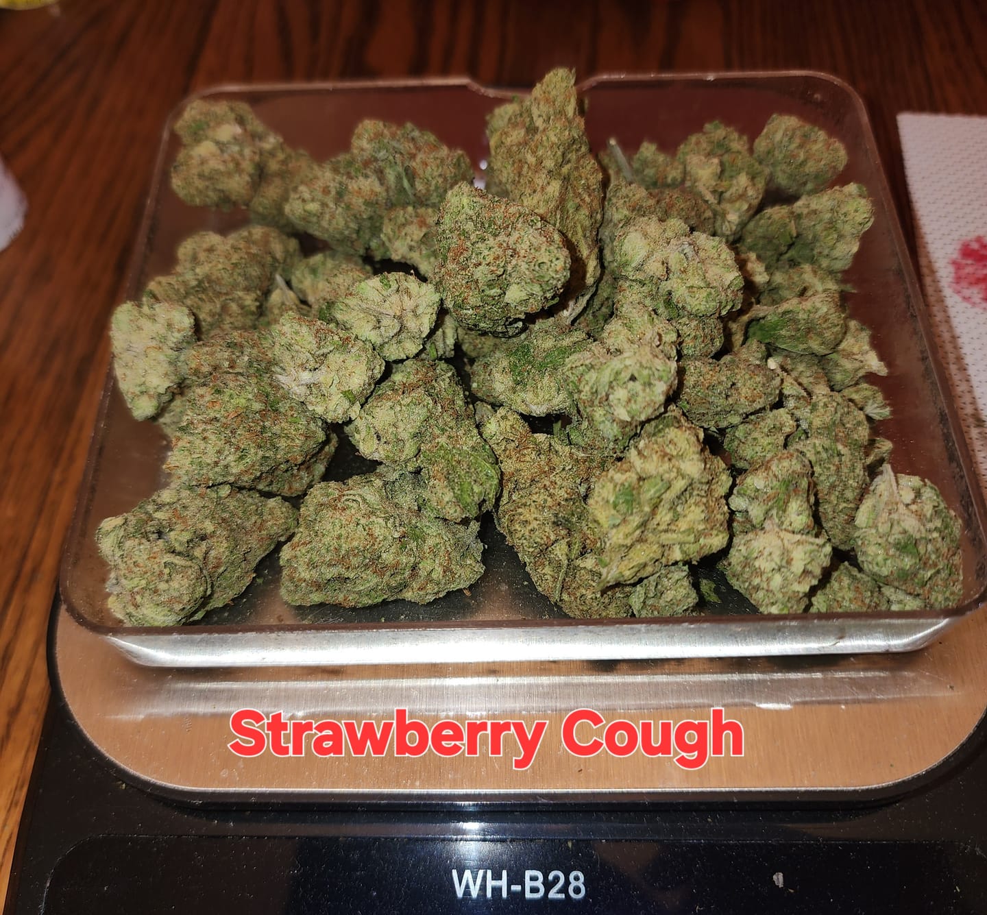 Customer photo review of Strawberry Cough THCA Flower