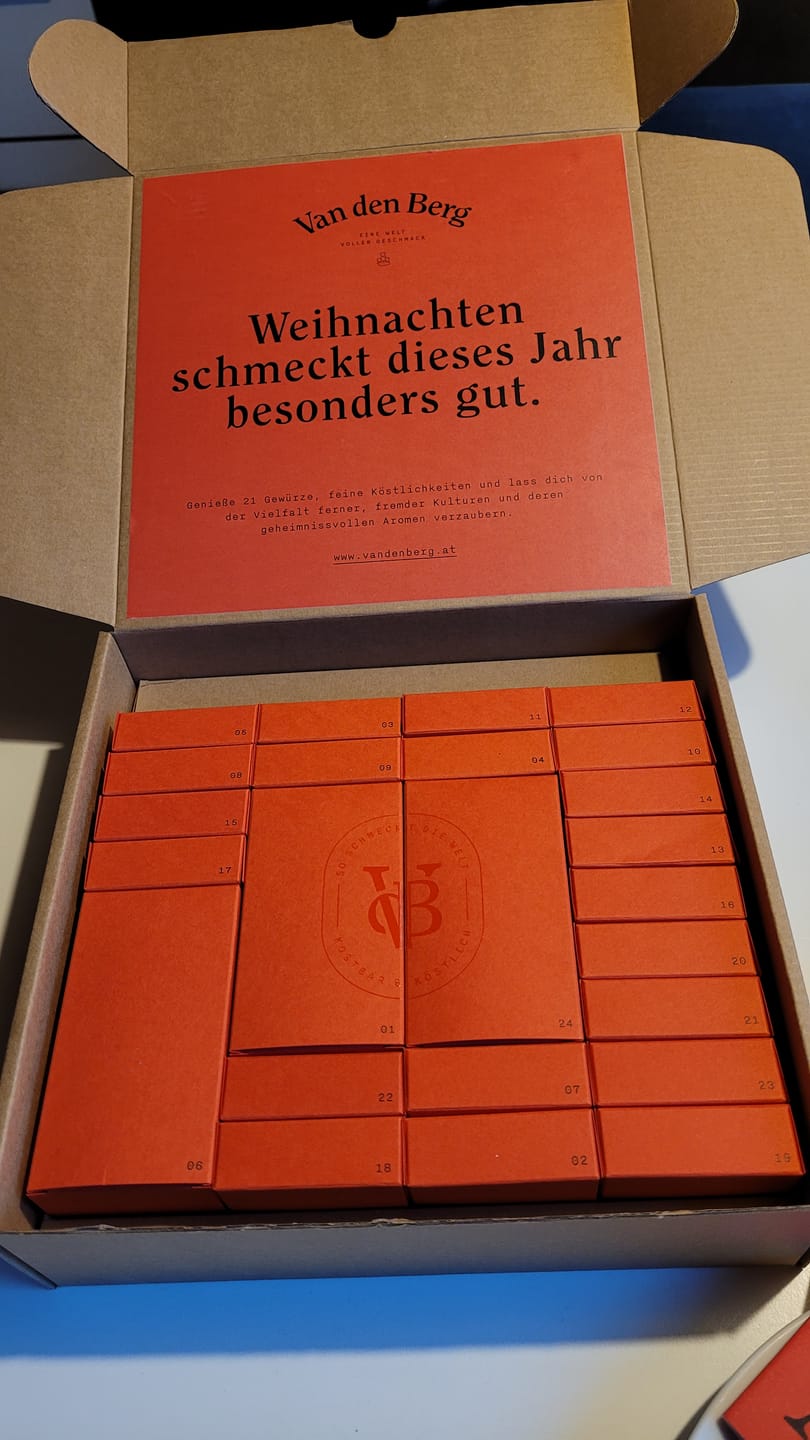 Customer photo review of Van den Berg Gewürz-Adventskalender