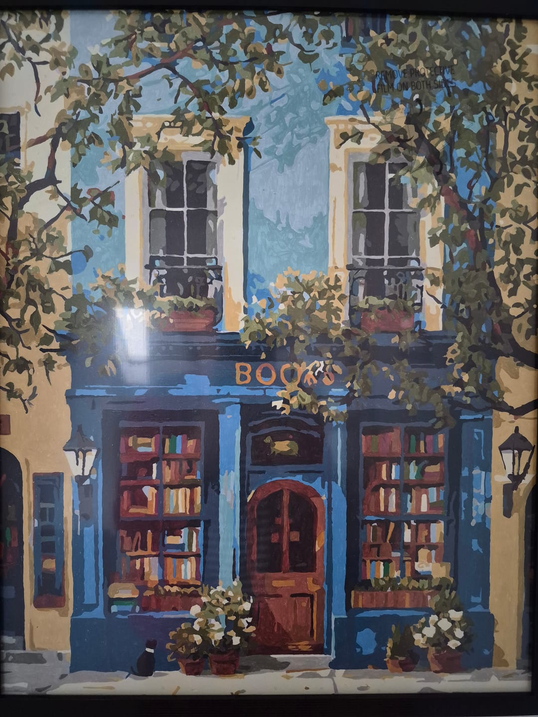 Customer photo review of Malen nach Zahlen - Die blaue Buchhandlung