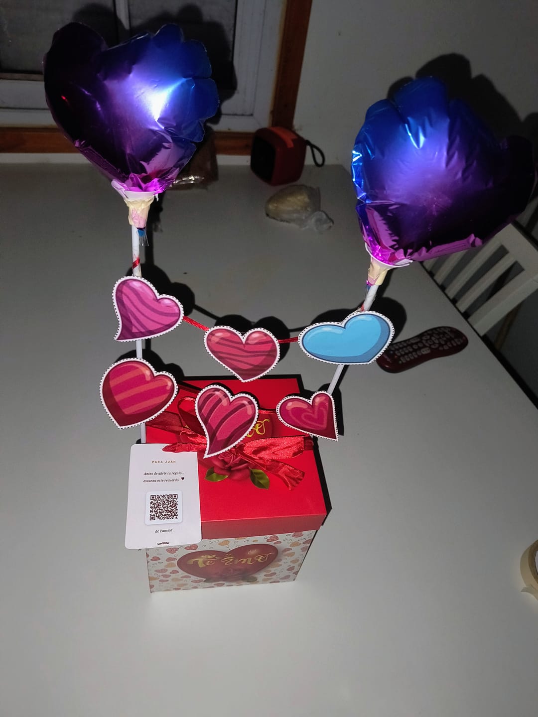 Customer photo review of ConQRiño | Regalo QR Personalizable