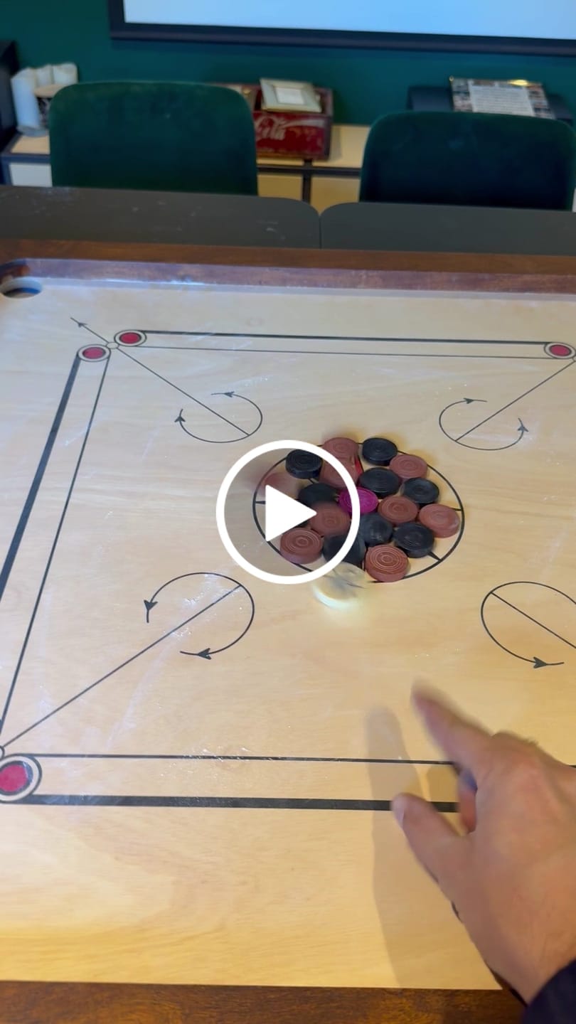 Customer video review of Premium Carrom Board 74x74 cm