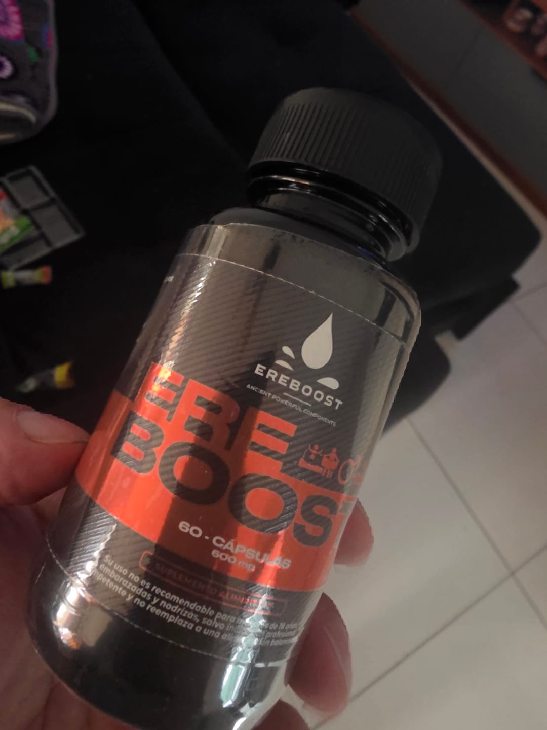 Customer photo review of EREBOOST | 60 Cápsulas | Pack 3 meses