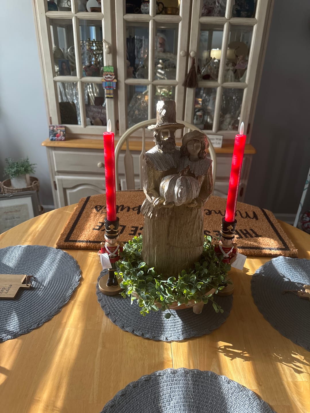 Customer photo review of Harvest Pilgrim Couple