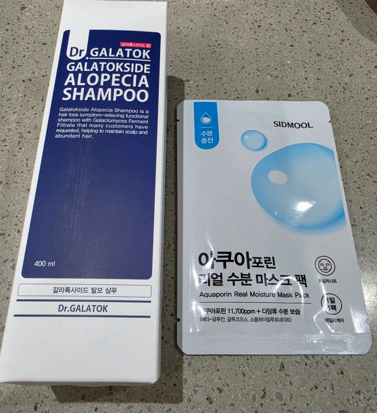 Customer photo review of Sidmool Galatokside Fragrance-Free Alopecia Shampoo 400ml