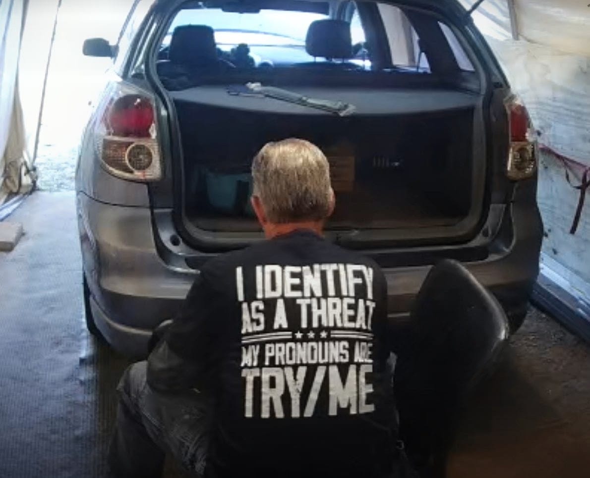Customer photo review of I Identify As A Threat