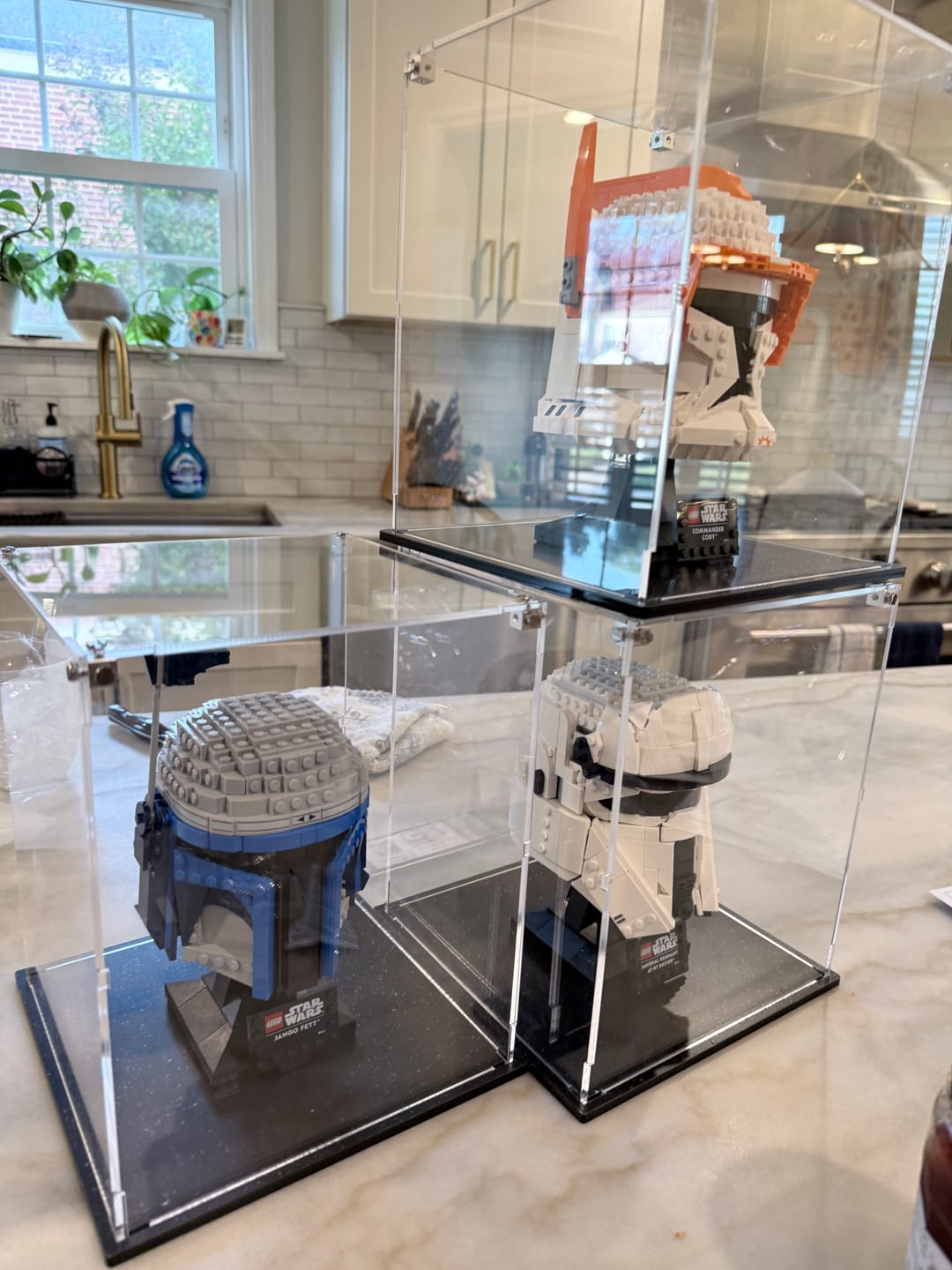 Customer photo review of Display Case for LEGO® Star Wars™ Helmet