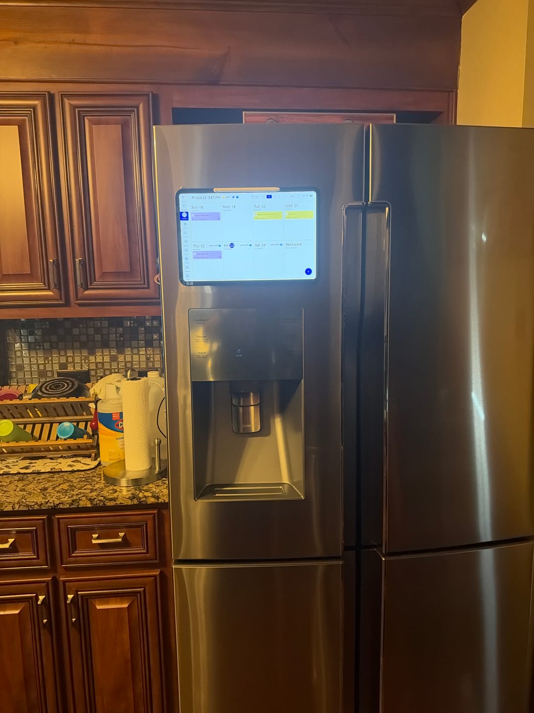 Customer photo review of Everblog 13.4" FridgeCal™  AI Fridge Calendar