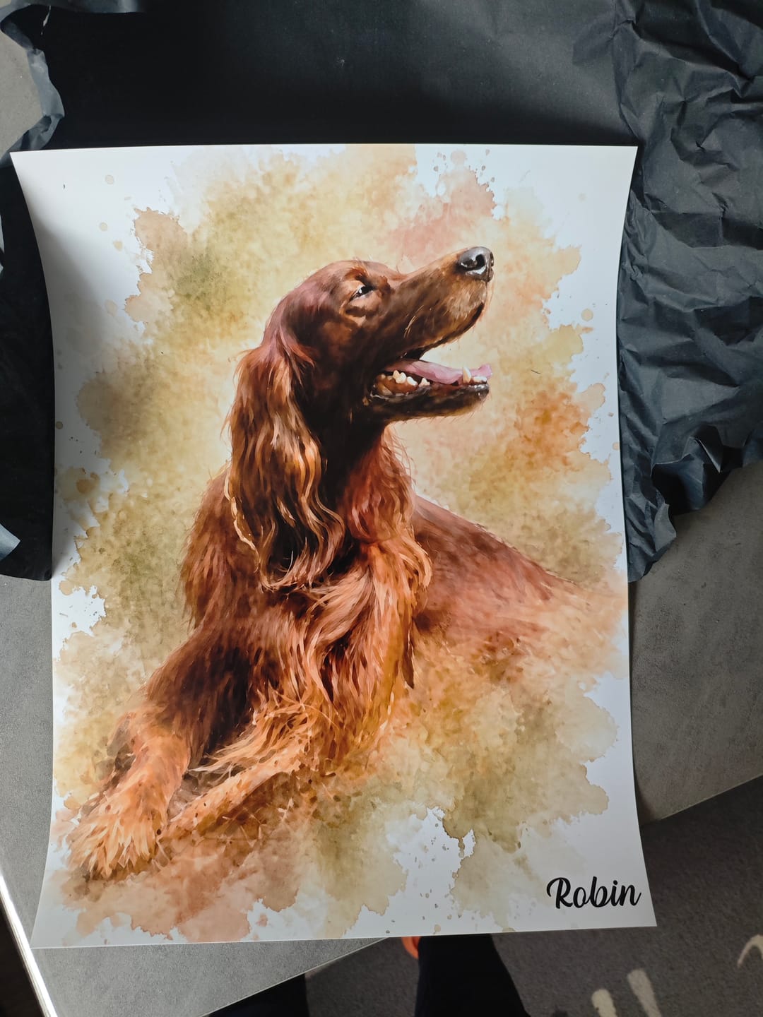Customer photo review of Wo alles begann – Wandbild mit eurem Ort & Namen