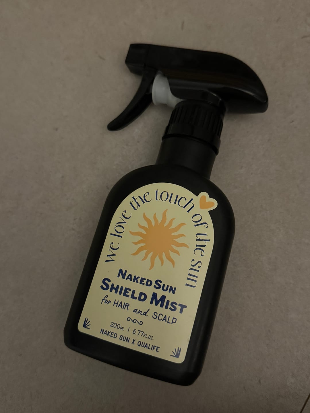 Customer photo review of Naked Sun Shield Mist for Hair and Scalp 200ml