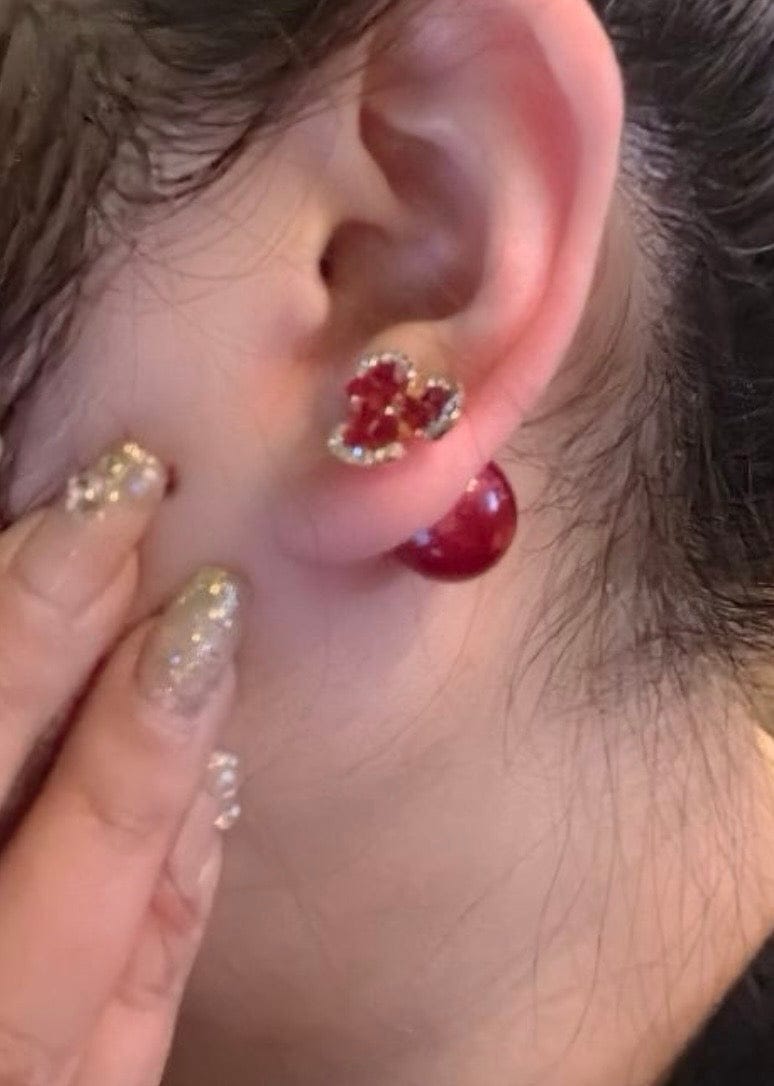 Customer photo review of Emilia Earrings