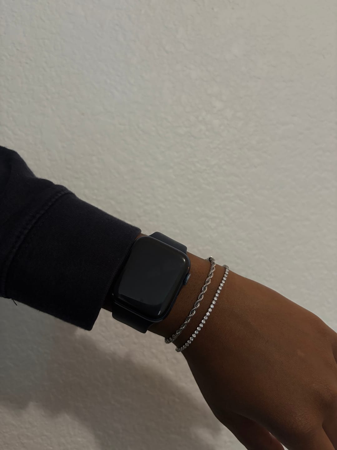 Customer photo review of Cordelia Silver Tennis Bracelet