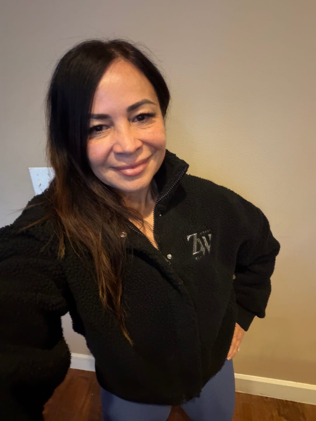 Customer photo review of Zumba Basic Sherpa Jacket