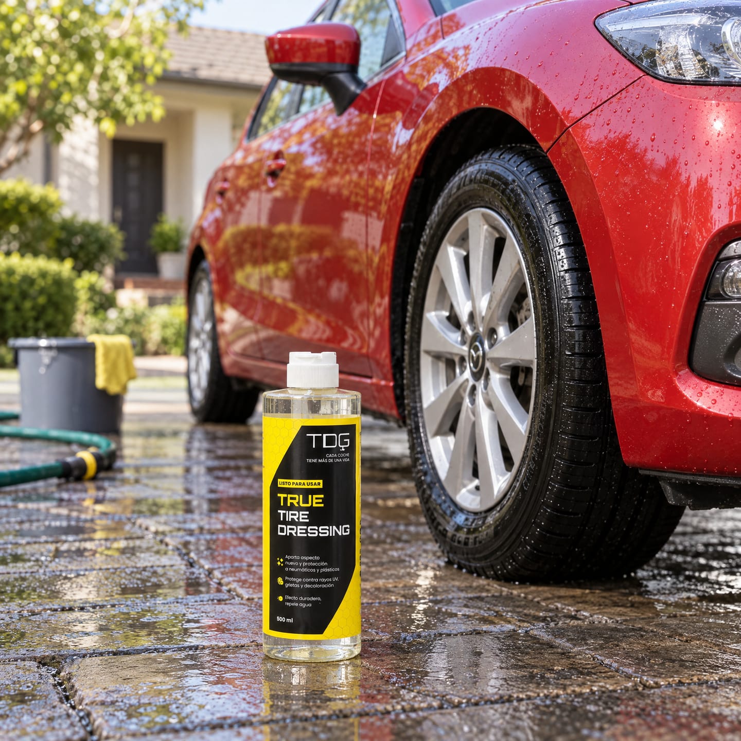 Customer photo review of Abrillantador  de Neumáticos y plásticos True Tire Dresing