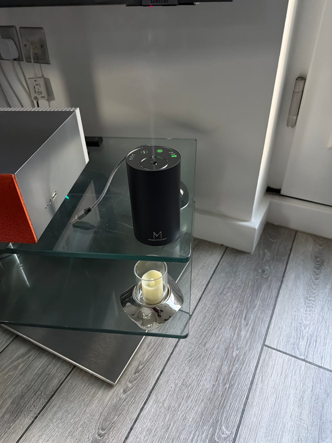 Customer photo review of ScentFlow Portable Waterless Diffuser