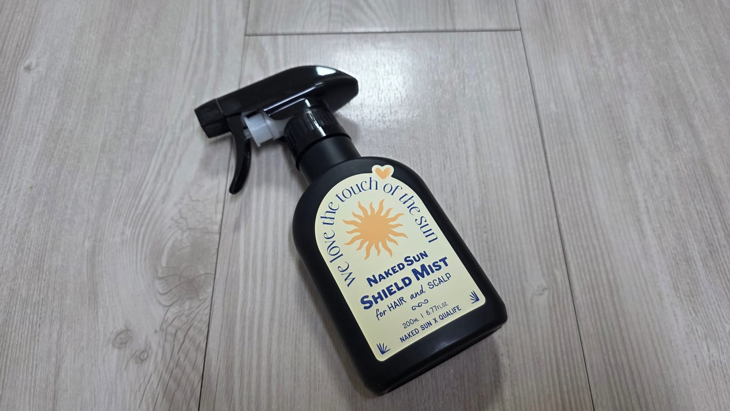 Customer photo review of Naked Sun Shield Mist for Hair and Scalp 200ml