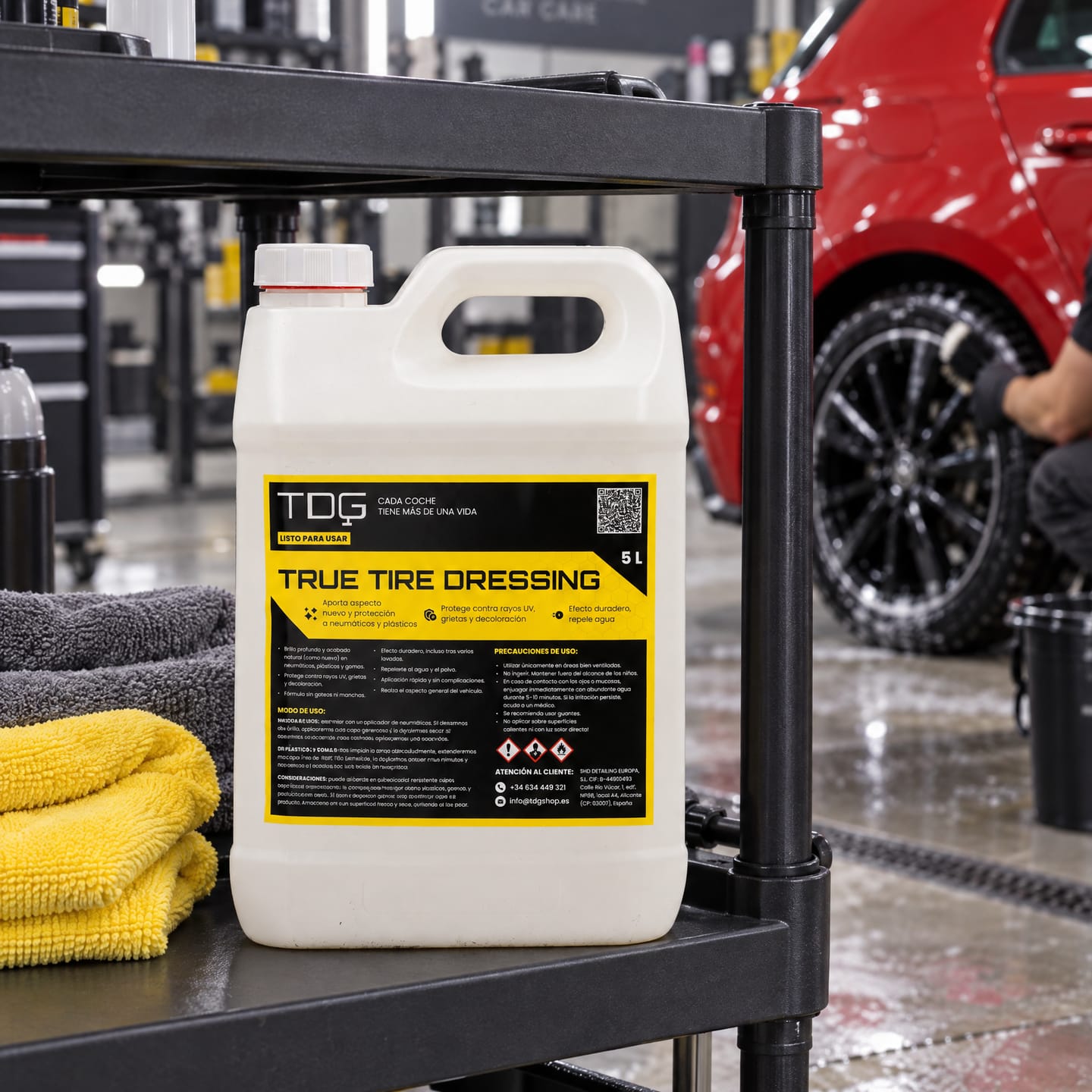 Customer photo review of Abrillantador  de Neumáticos y plásticos True Tire Dresing