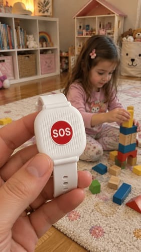 Customer photo review of SOS Alert Wristband