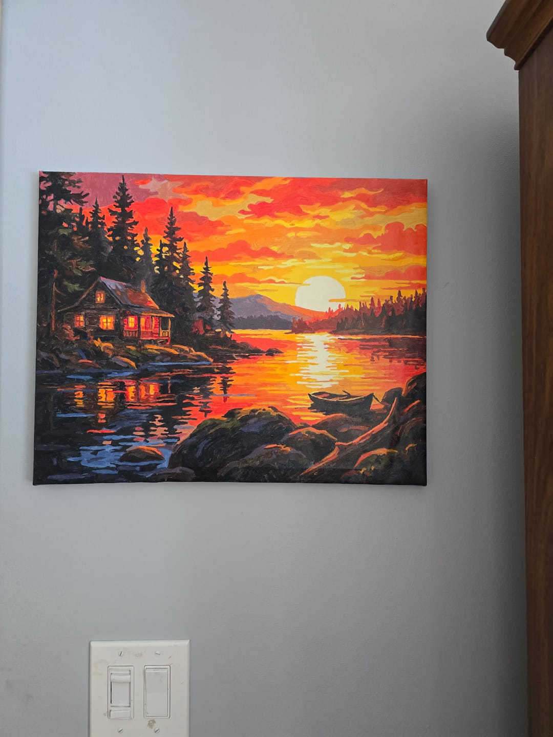 Customer photo review of Sunset Cabin View