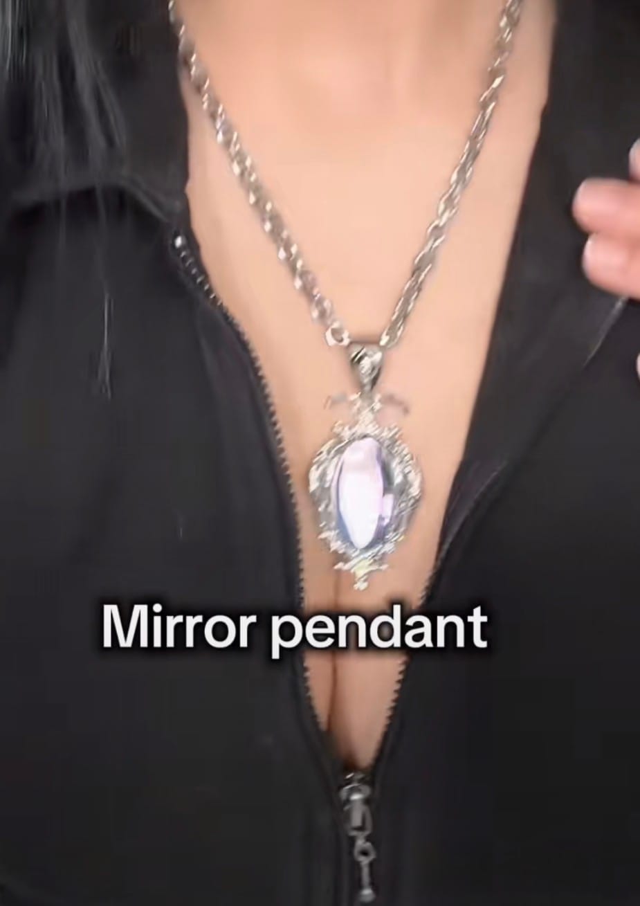 Customer photo review of MIRROR PENDANT