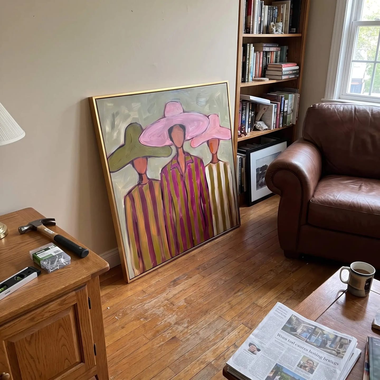 Customer photo review of Portrait Art Women Beneath Broad Brims #PR417