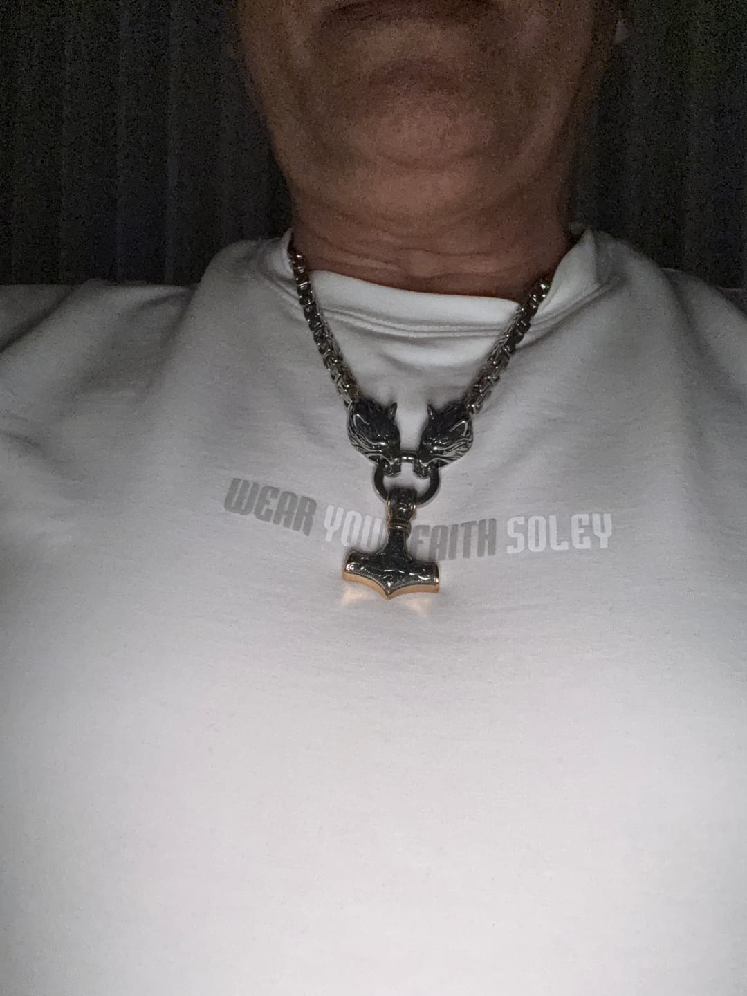 Customer photo review of Mjölnir King Chain