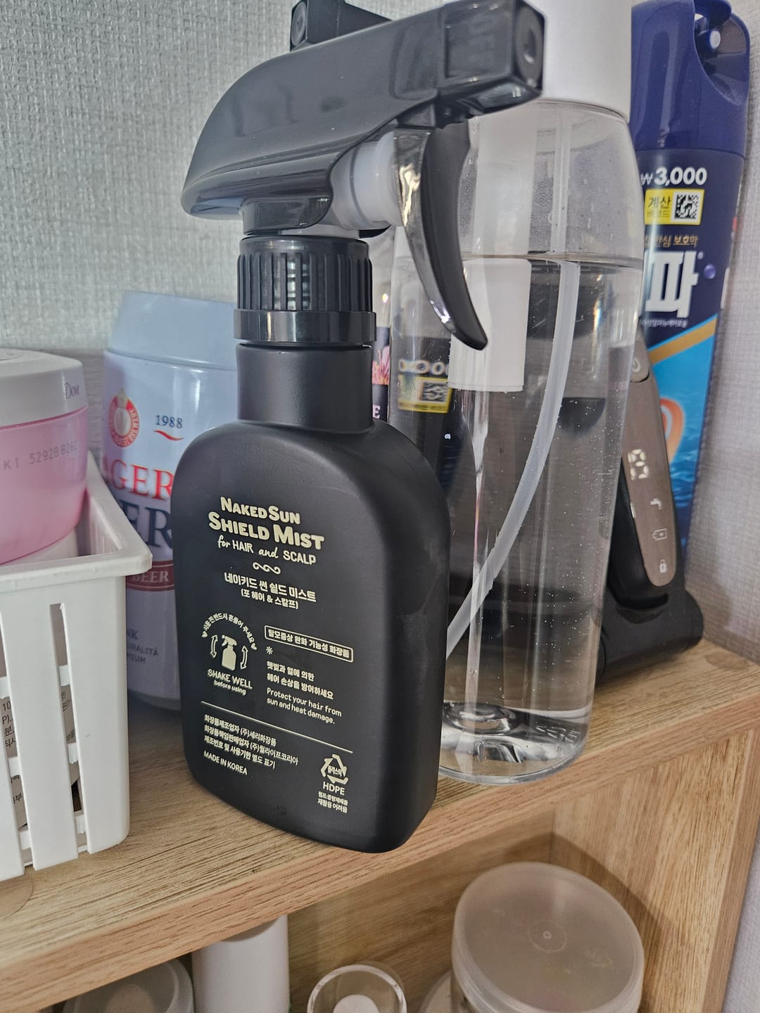 Customer photo review of Naked Sun Shield Mist for Hair and Scalp 200ml
