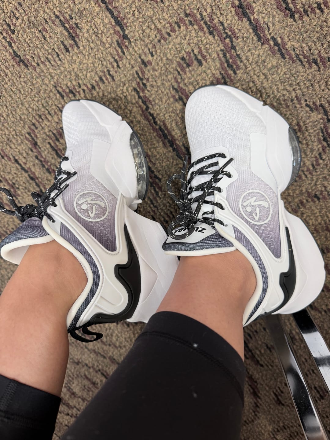 Customer photo review of Zumba Air Stomp - White/Black