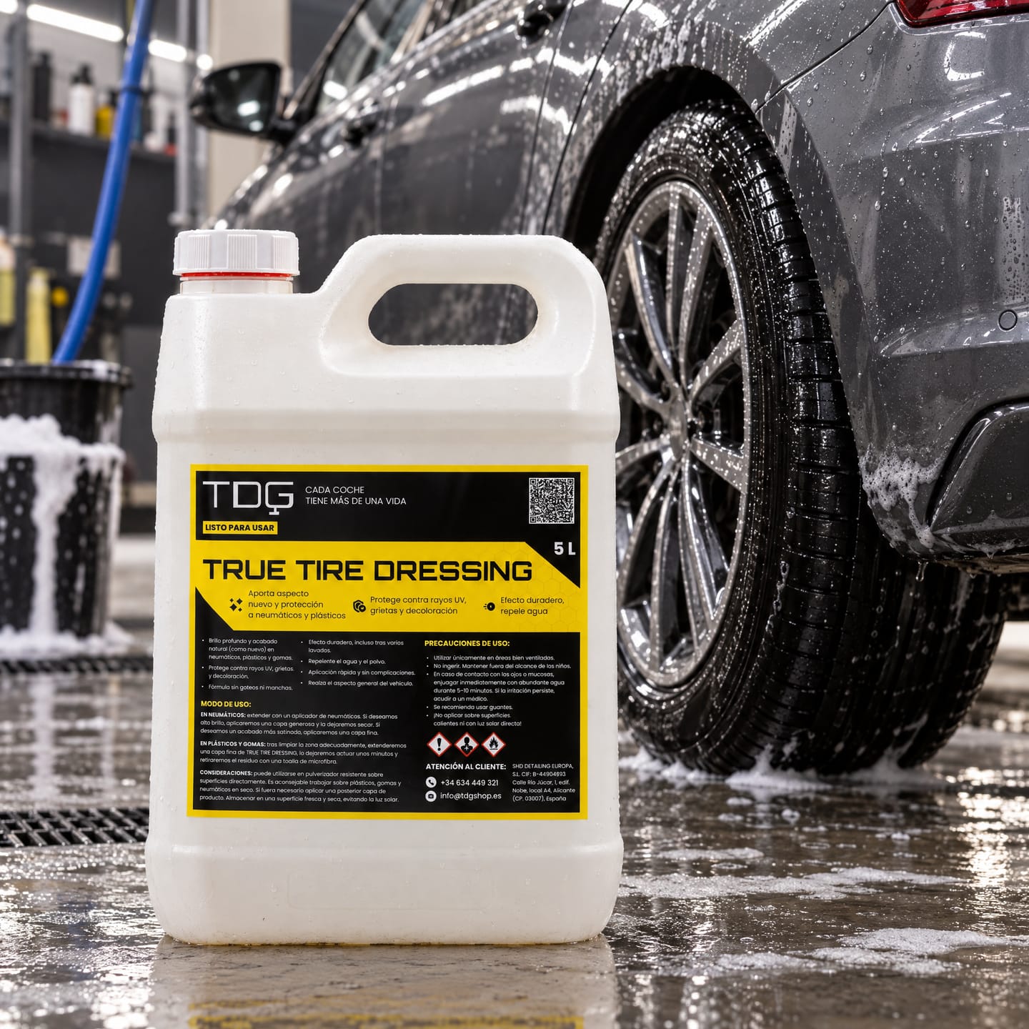 Customer photo review of Abrillantador  de Neumáticos y plásticos True Tire Dresing