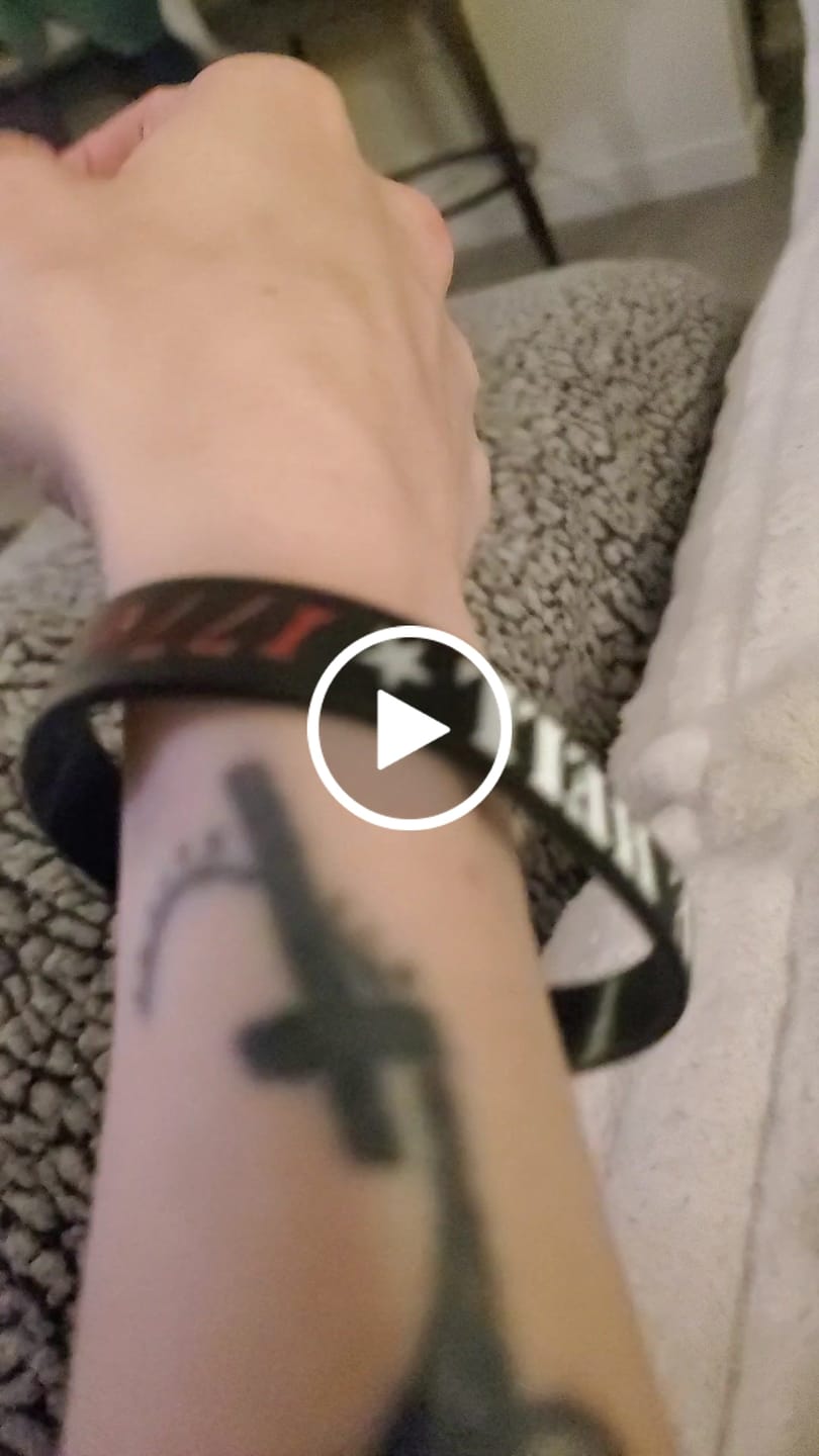 Customer video review of Fight Like Hell Wristbands
