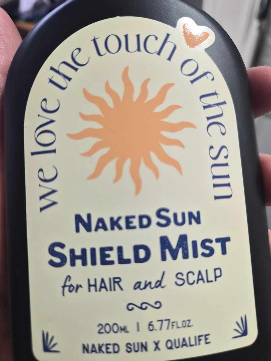 Customer photo review of Naked Sun Shield Mist for Hair and Scalp 200ml