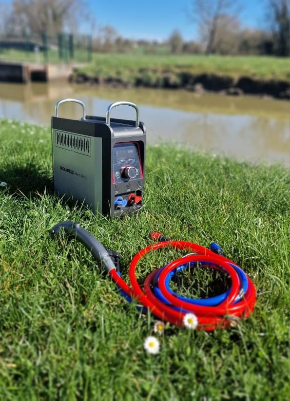 Customer photo review of 3L Portable Propane Gas Water Heater with Pump Camping Shower