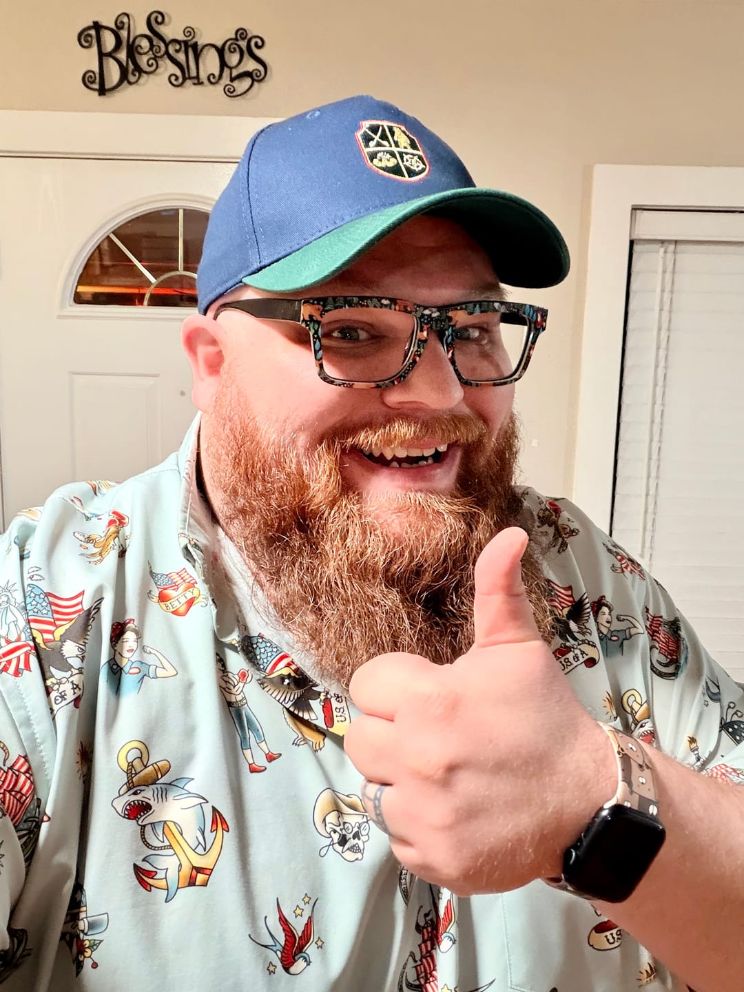 Customer photo review of Rough Rider – 5-Panel Curved Brim Hat