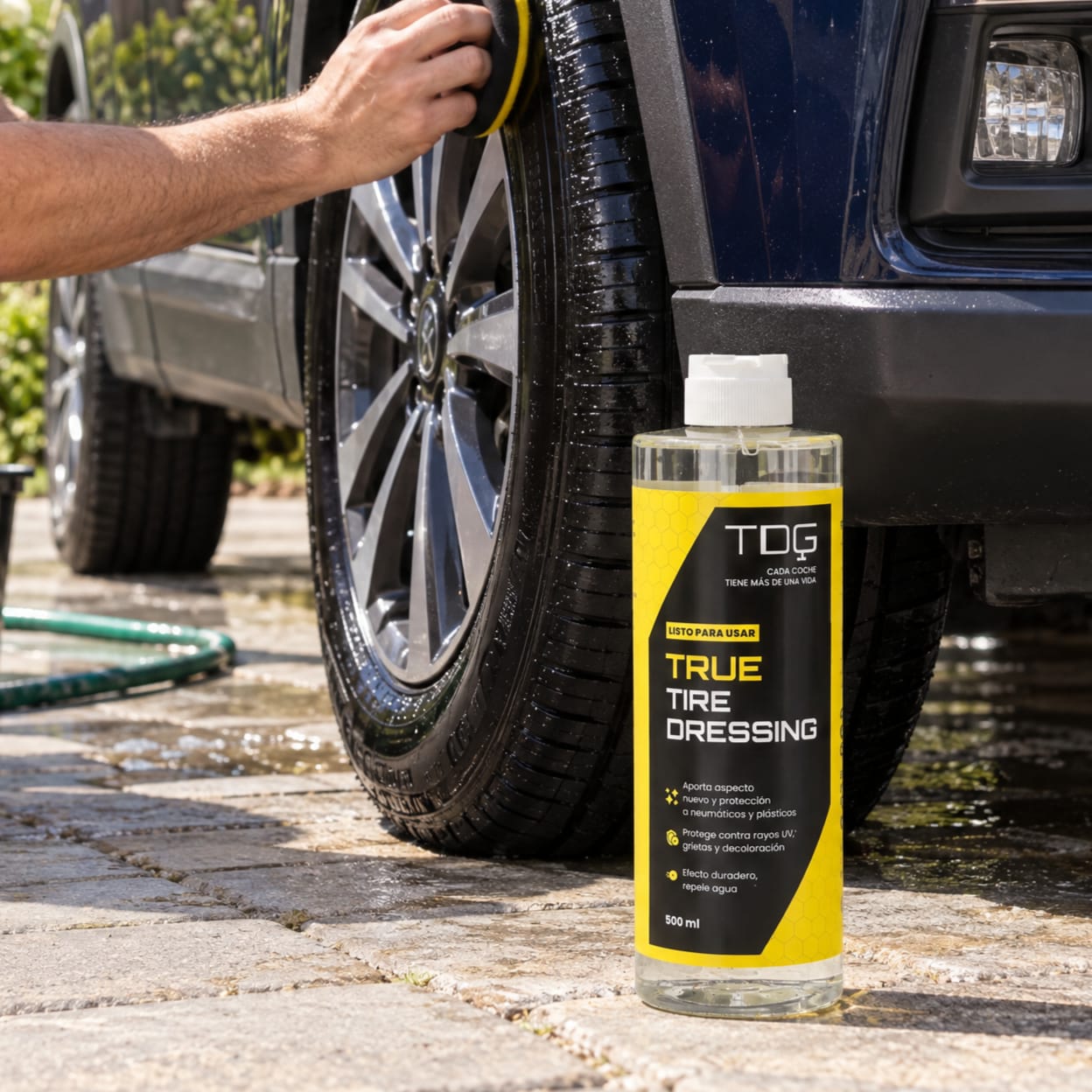 Customer photo review of Abrillantador  de Neumáticos y plásticos True Tire Dresing