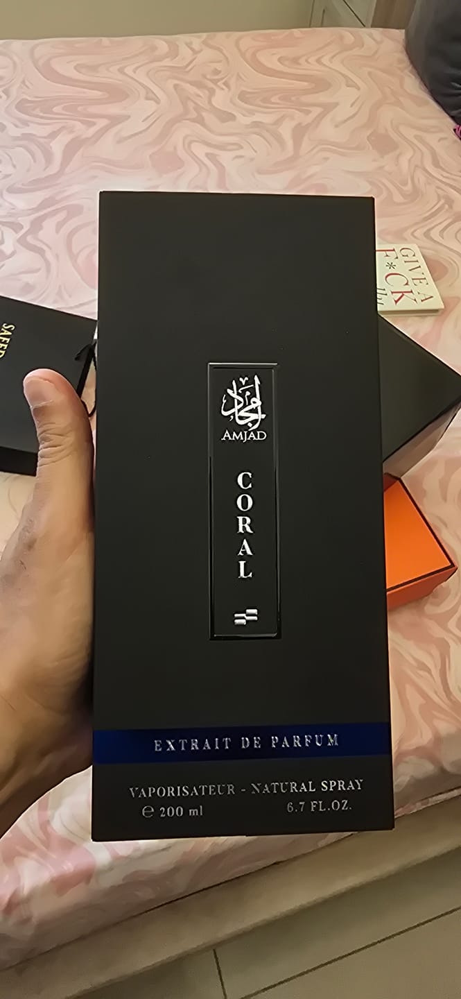 Customer photo review of FAAN Amjad Coral Unisex Extrait de Parfum 200ML