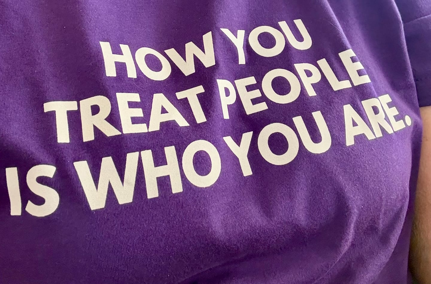 Customer photo review of Treat People Unisex T-Shirt