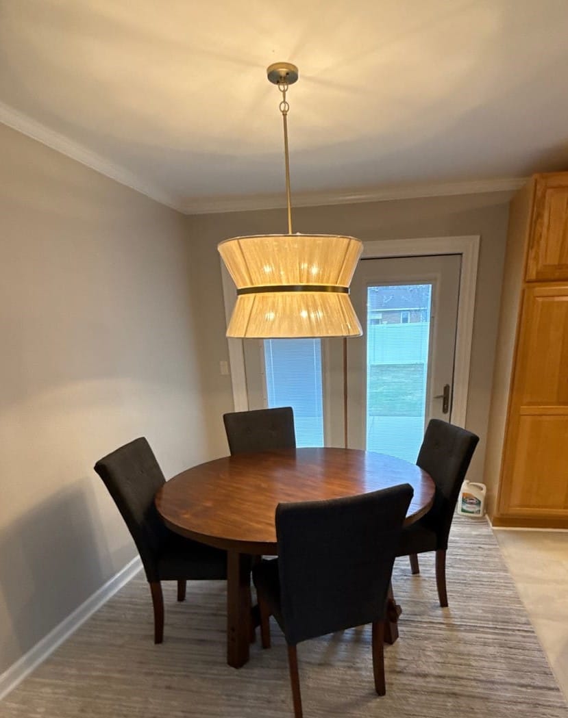 Customer photo review of 2/8-Light Modern Natural Rope Drum Chandelier