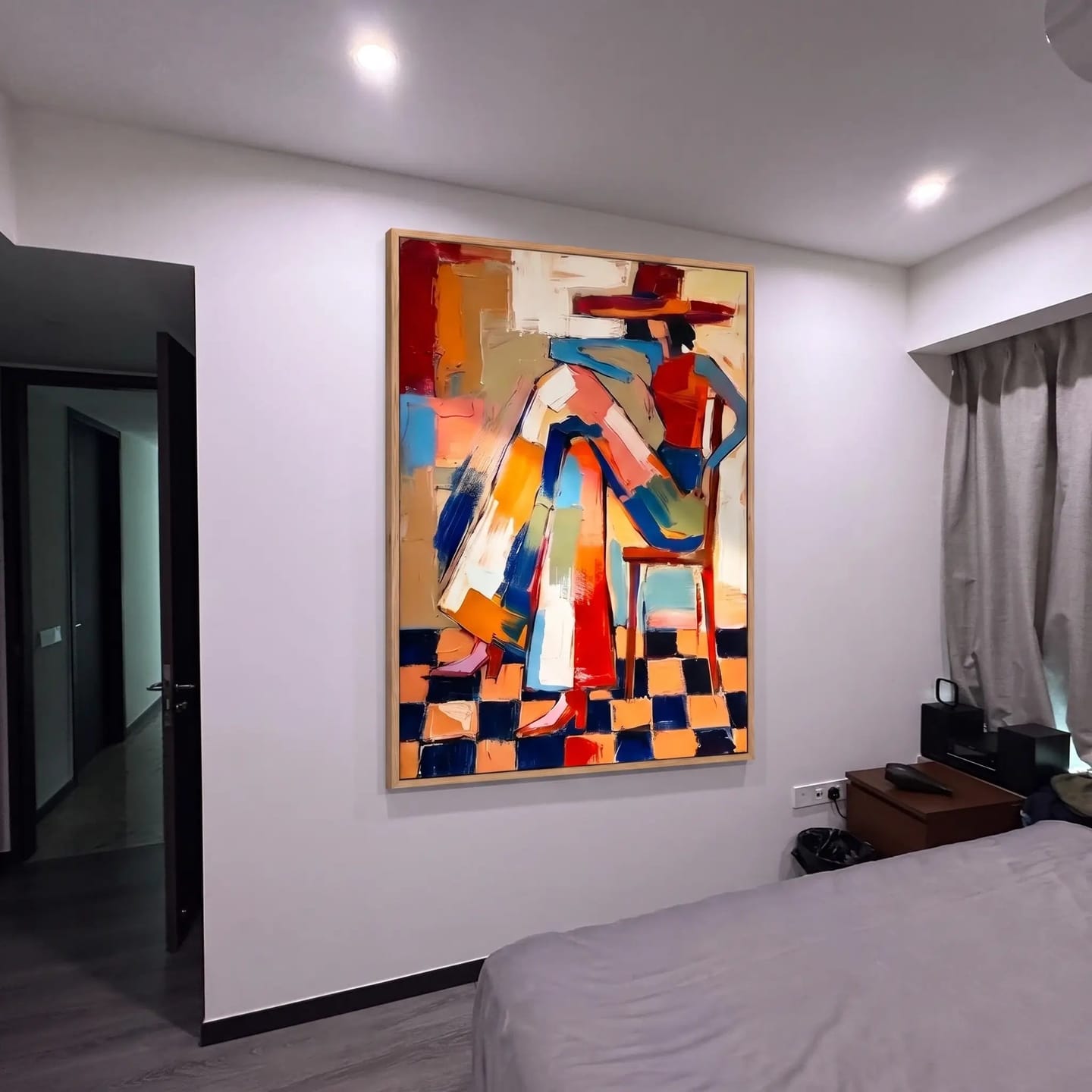Customer photo review of Pop Art Checkered Figures #PO066
