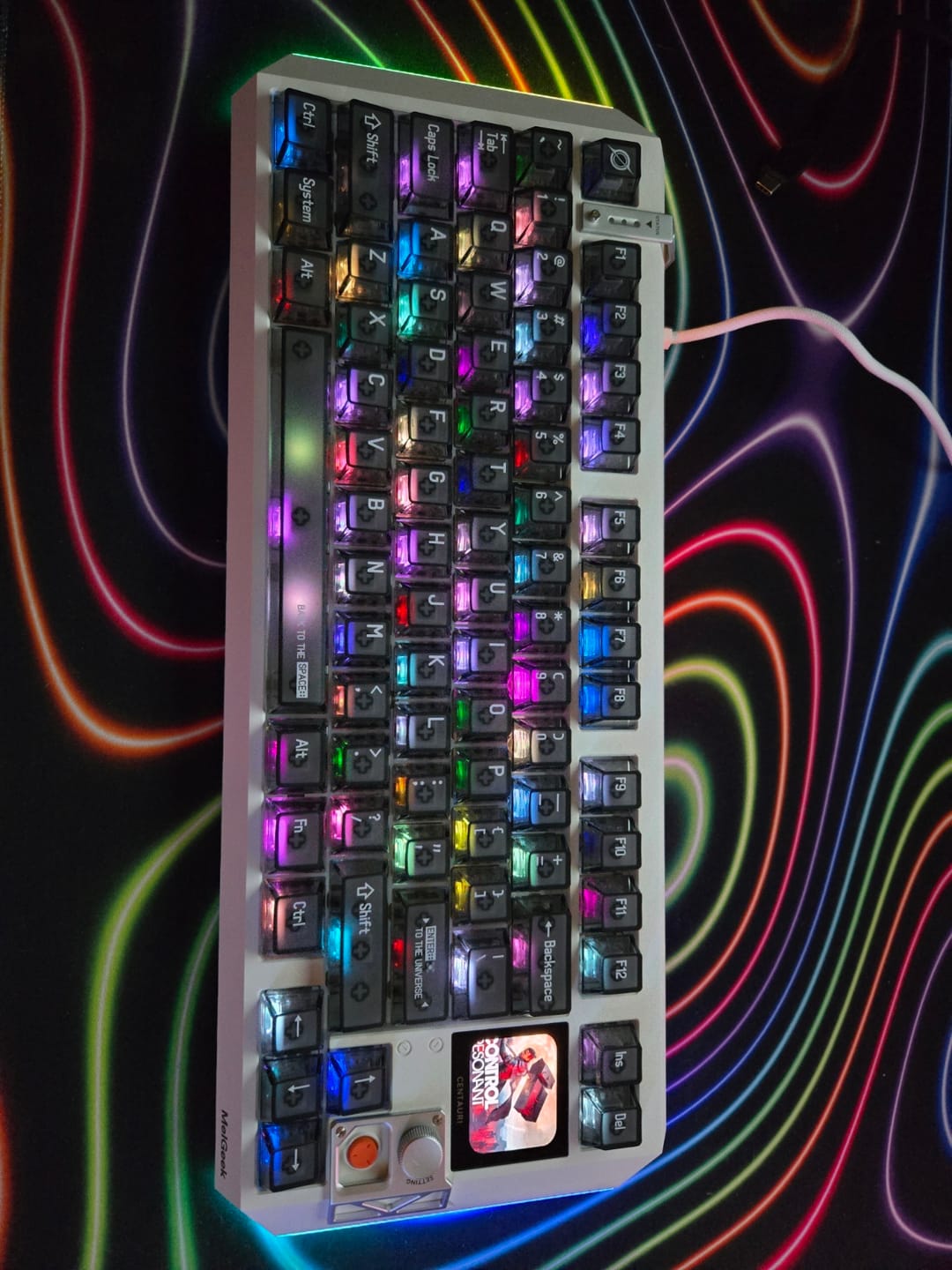 Customer photo review of Centauri60/80 Hall Effect Gaming Keyboard
