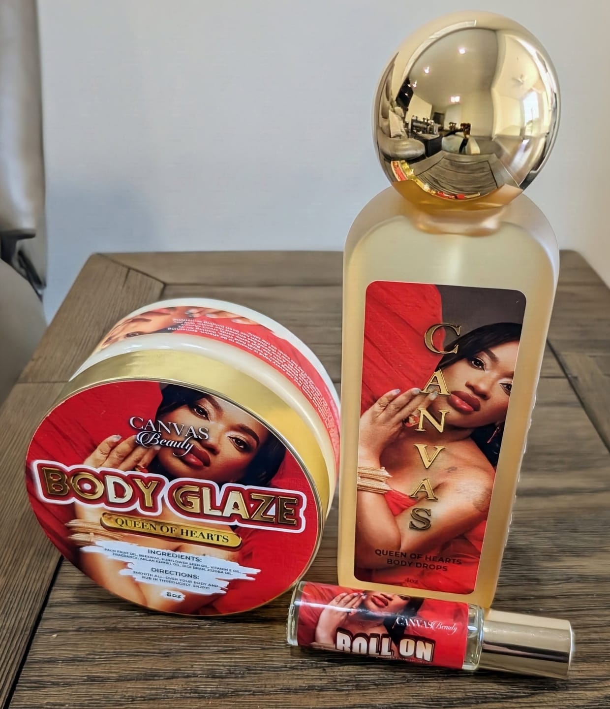 Customer photo review of QUEEN OF HEARTS TRIO