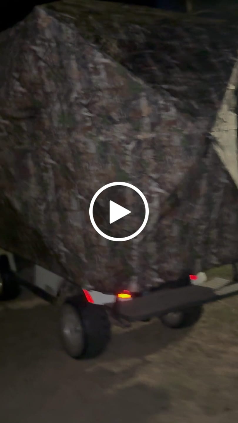 Customer video review of VisX/VisMax 270 Degree See Through Pop Up Hunting Blind