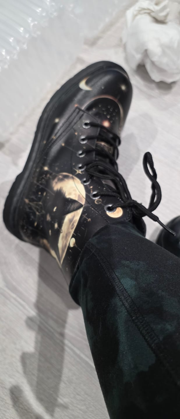 Customer photo review of Shadows And Whiskers Outdoor Boots