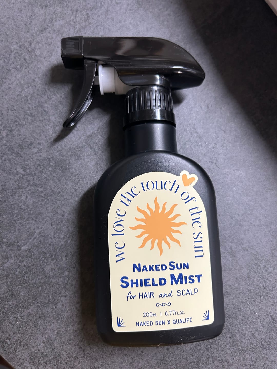 Customer photo review of Naked Sun Shield Mist for Hair and Scalp 200ml