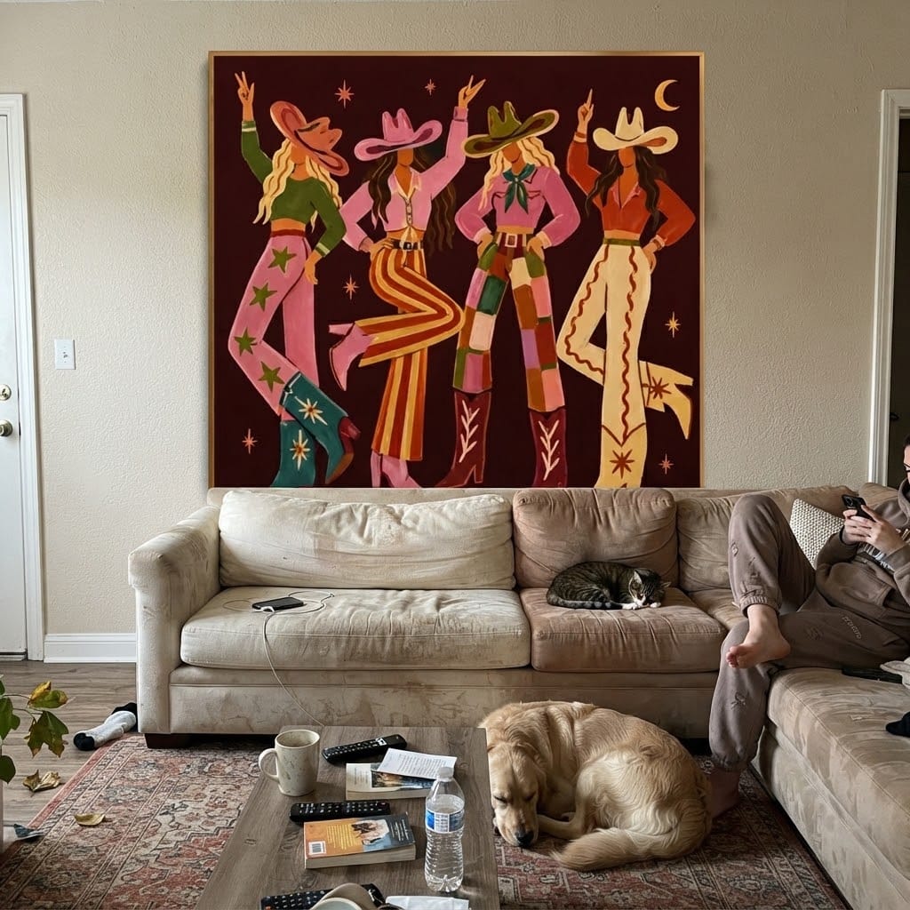 Customer photo review of POP Art | Midnight Cowgirl Quartet