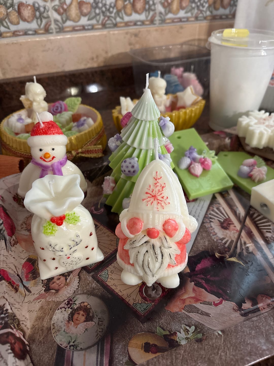 Customer photo review of Cera de Soja para velas en Molde, Pilar y Wax-melts (APF)
