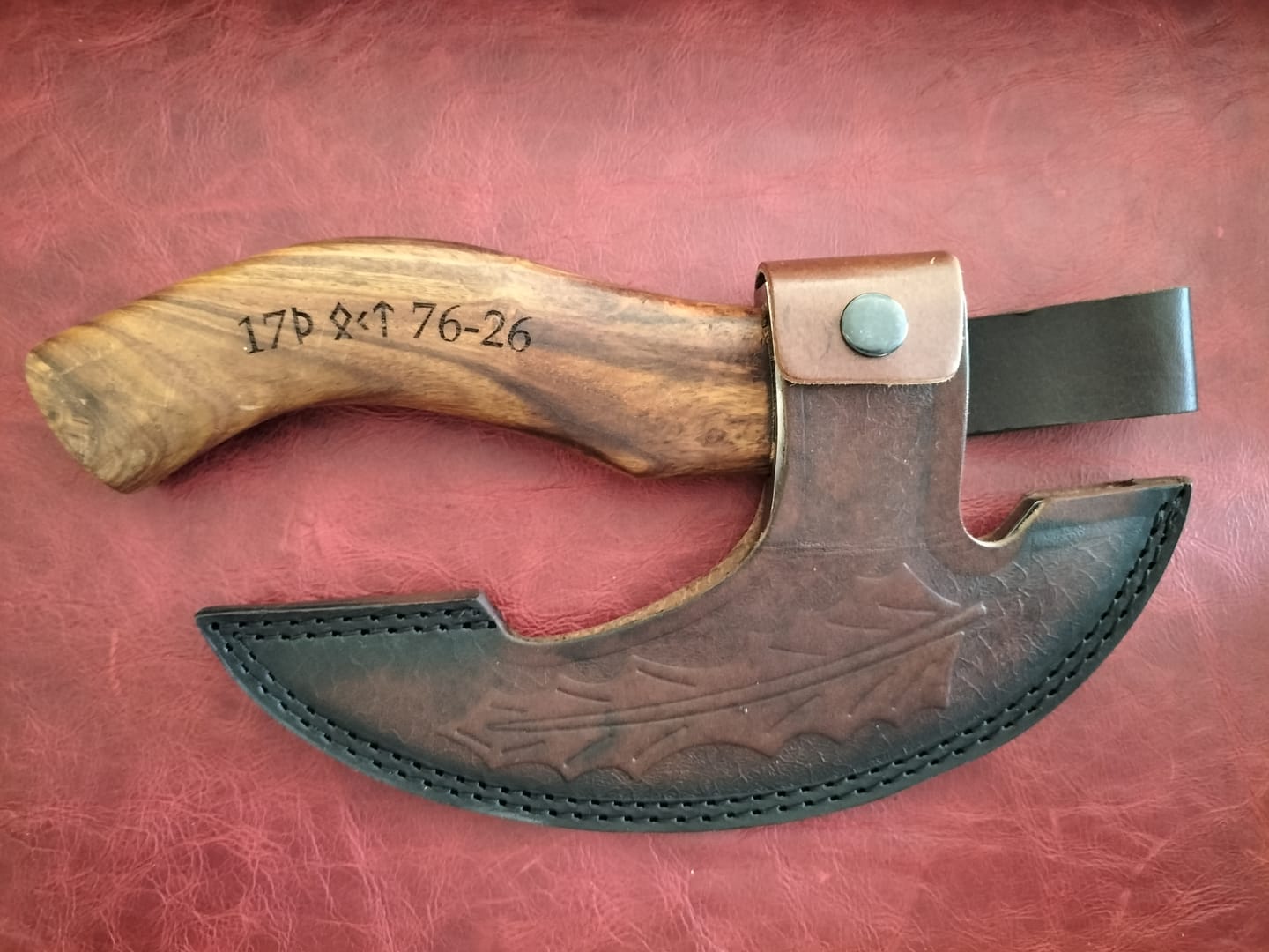 Customer photo review of The Viking Pizza Cutter (preorder)